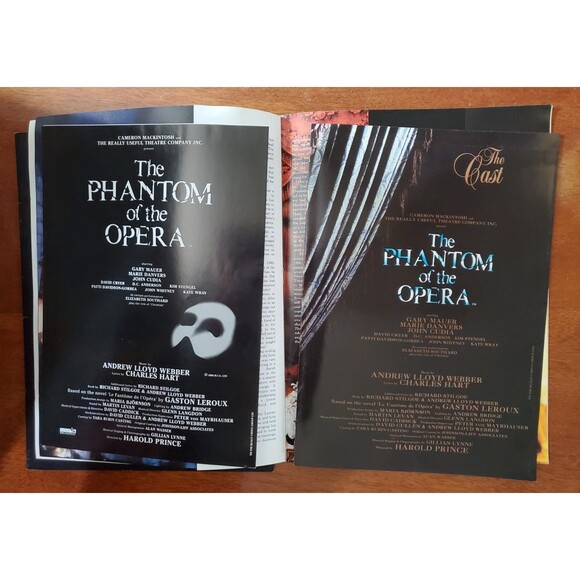 2 - The Phantom Of The Opera Broadway Souvenir Program + Insert 2005 - RH#18 - Picture 2 of 4